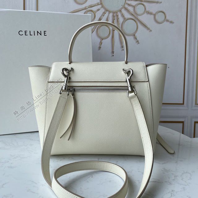 Celine女包 賽琳經典款大號女包 Celine belt bag 掌紋牛皮鯰魚包 189103  slyd2201